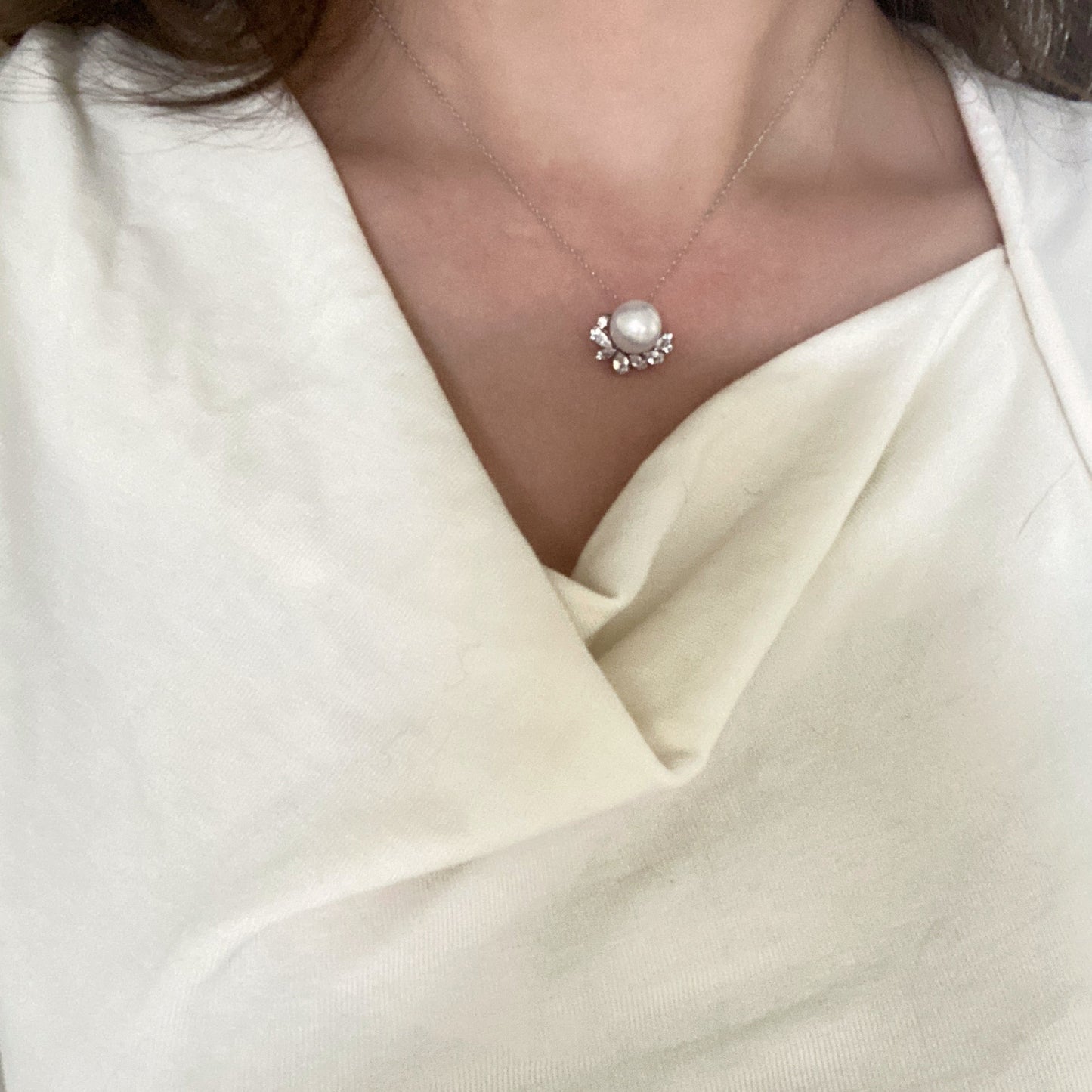 Dual-Purpose Freshwater Pearl Ring/Pendant FRSGF1011