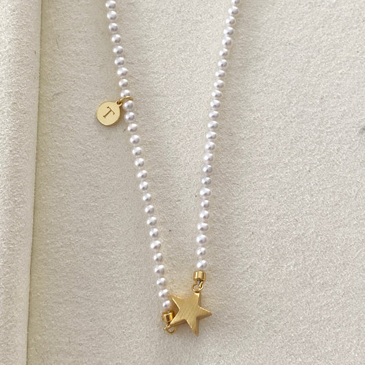 Little Star Freshwater Rice Pearl Strands FSSG3540