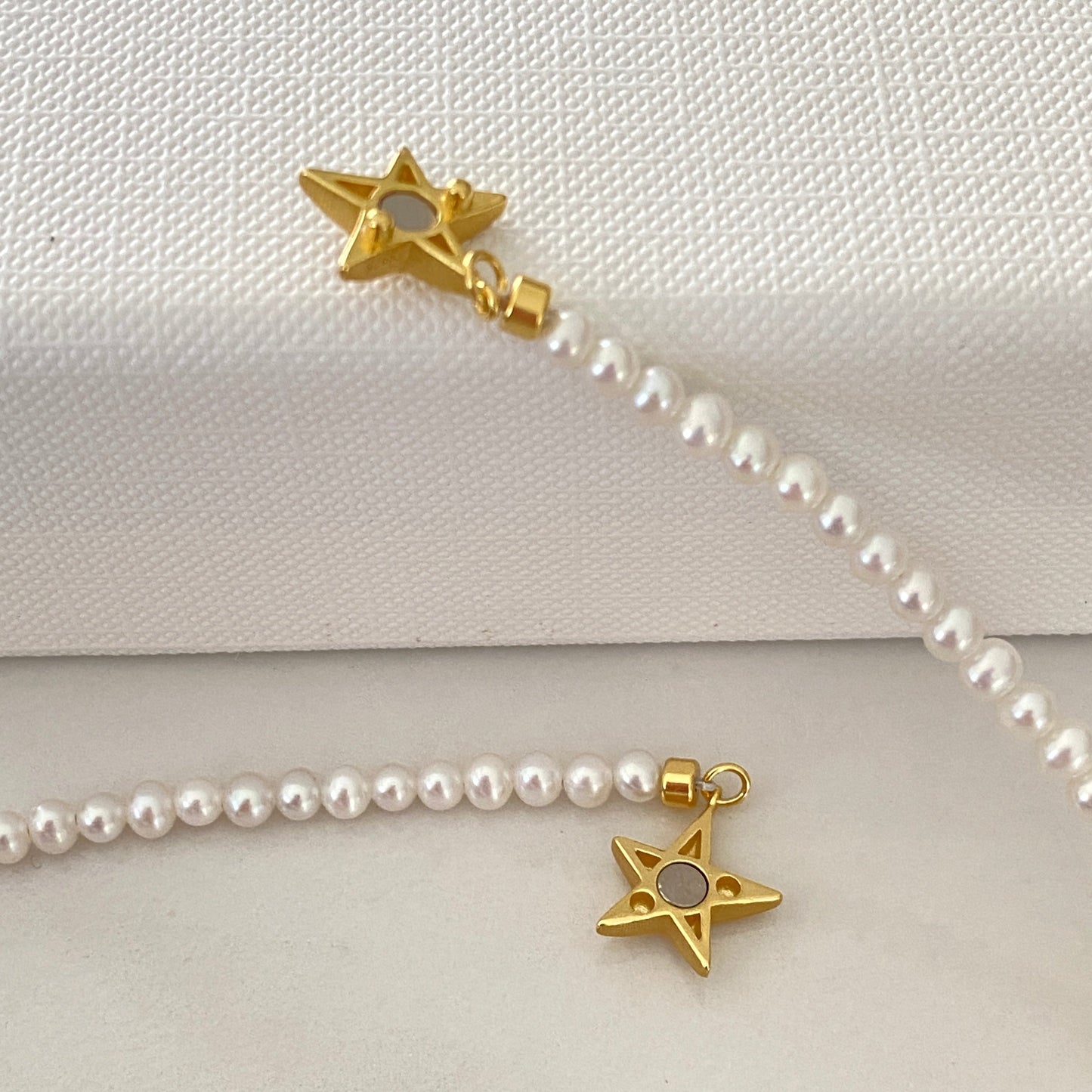 Little Star Freshwater Rice Pearl Strands FSSG3540