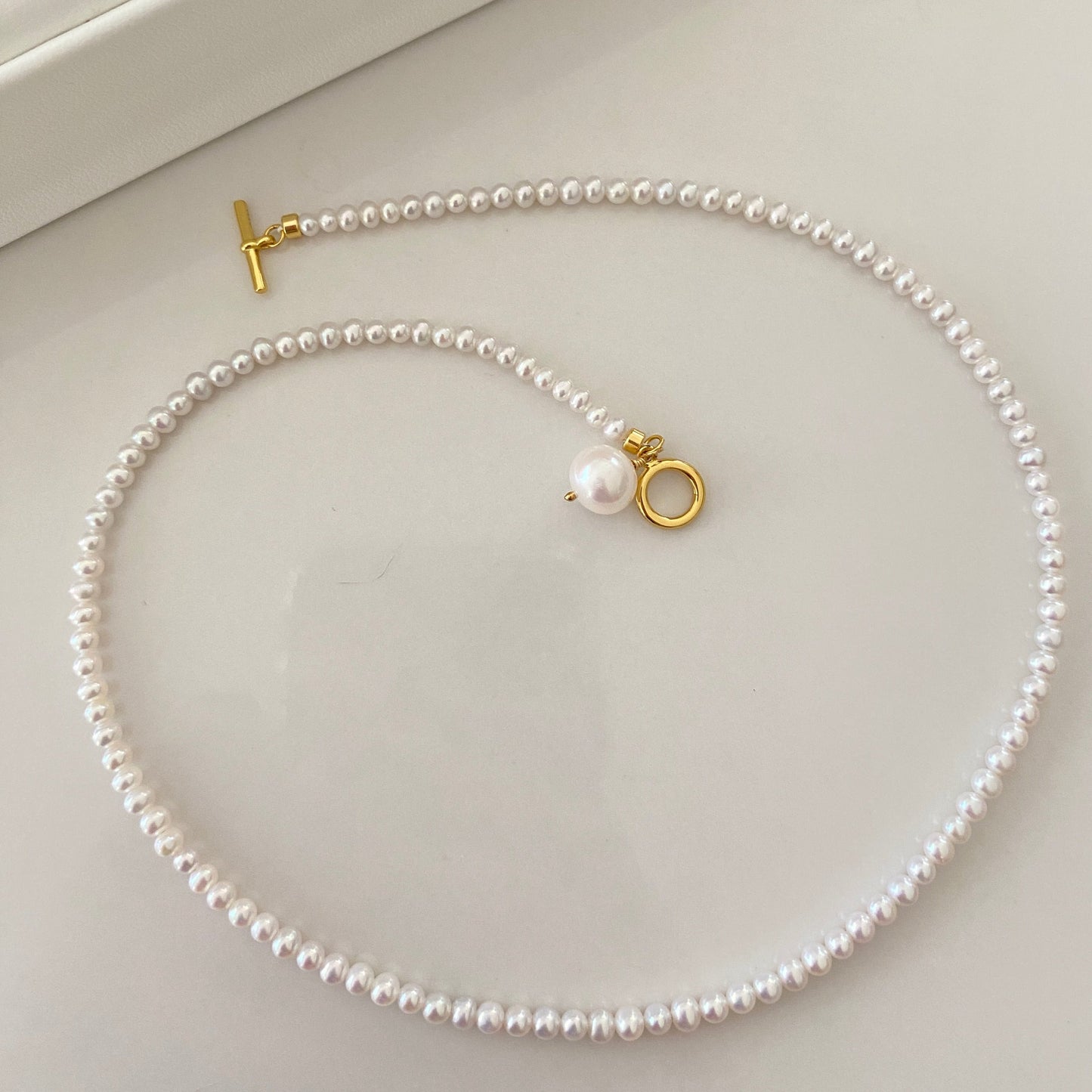Basic All-match Style Freshwater Rice Pearl Strands