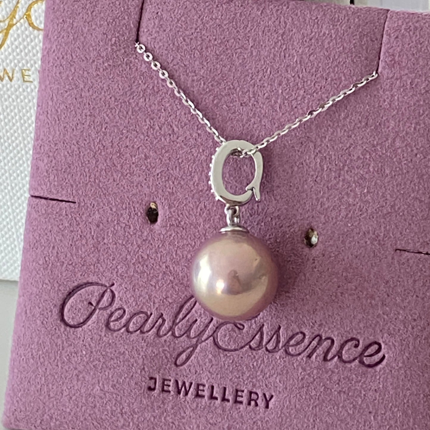 Light Pink Aurora Freshwater Pearl Necklace FNSZ1151
