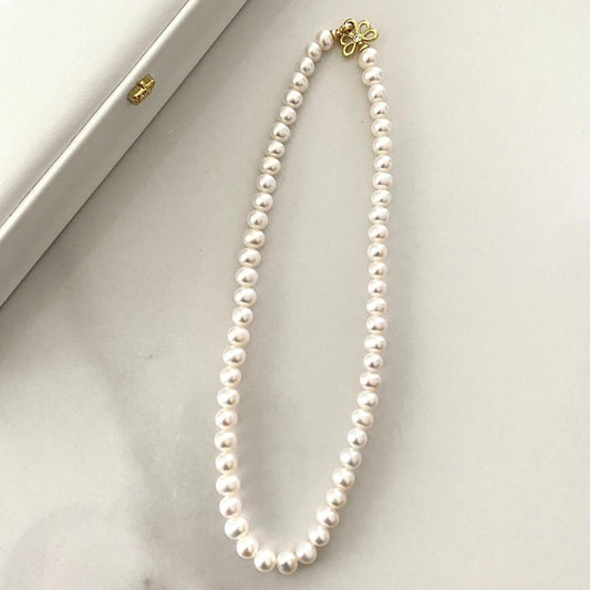 (Pre-order) 6.5-7mm Butterfly Flower Freshwater Pearl Strands FSSG6570