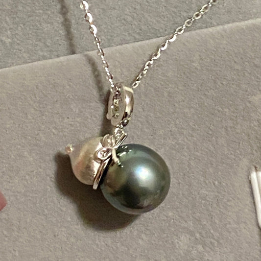 (Pre-order) Gourd Style Tahitian Pearl Necklace TNS1200