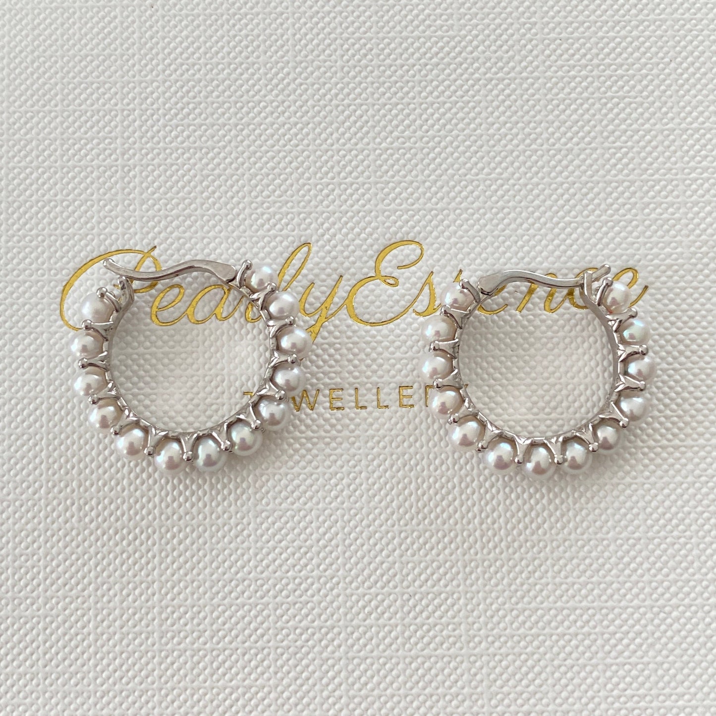 Donut Aurora Freshwater Pearl Earrings FES3500