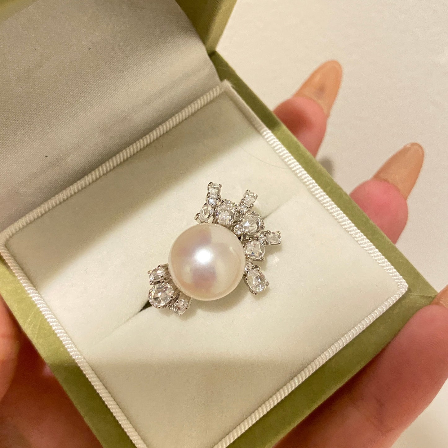 (Pre-order) Starry Fireworks Freshwater Pearl Ring FRS1220