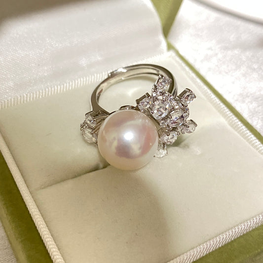 (Pre-order) Starry Fireworks Freshwater Pearl Ring FRS1220