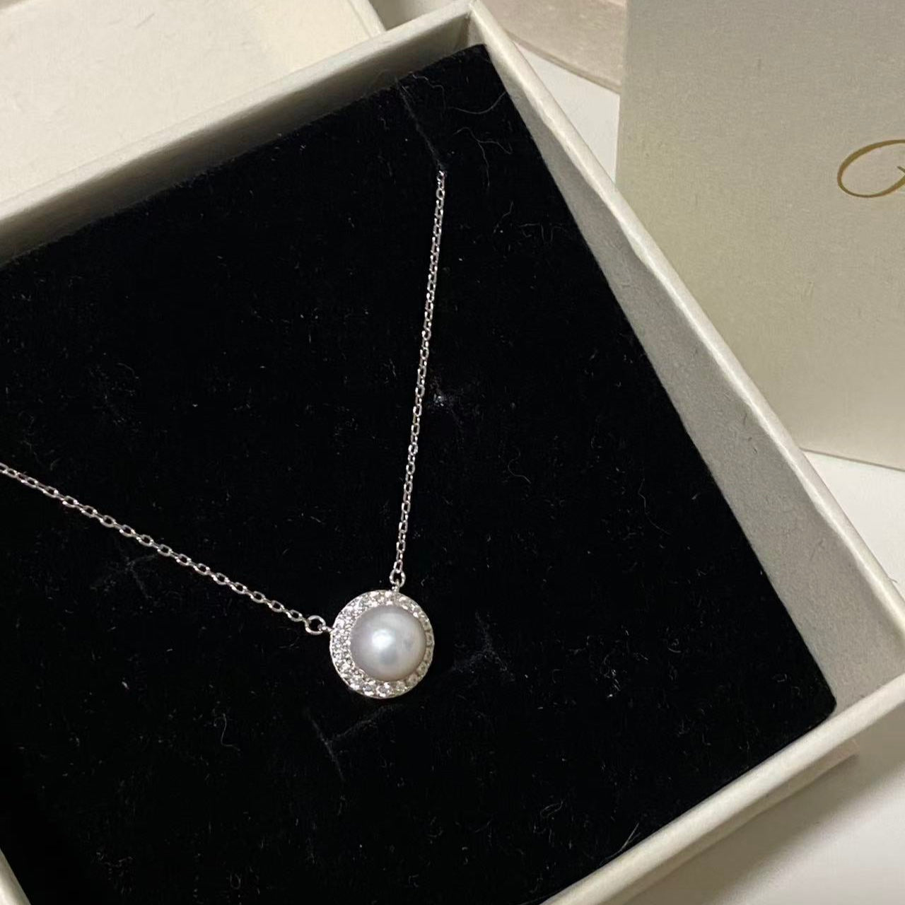 8.5mm Little Sunflower Australian South Sea Pearl Necklace SNS8500