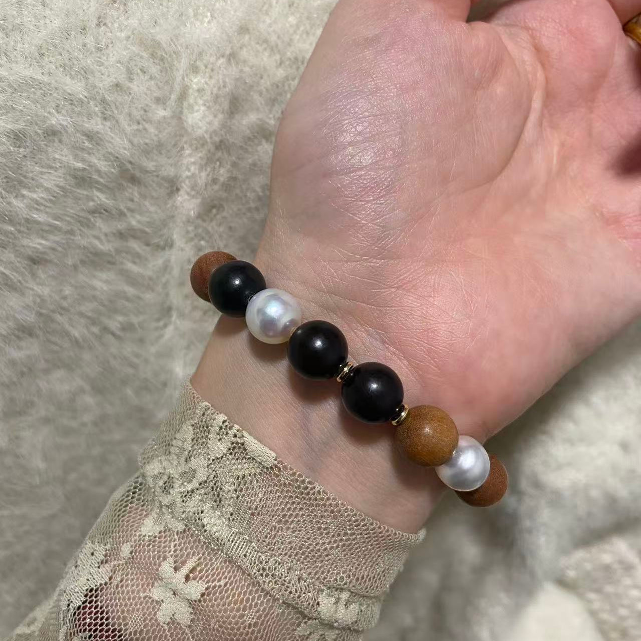 9-11mm Sandalwood Australian South Sea Pearl Bracelet