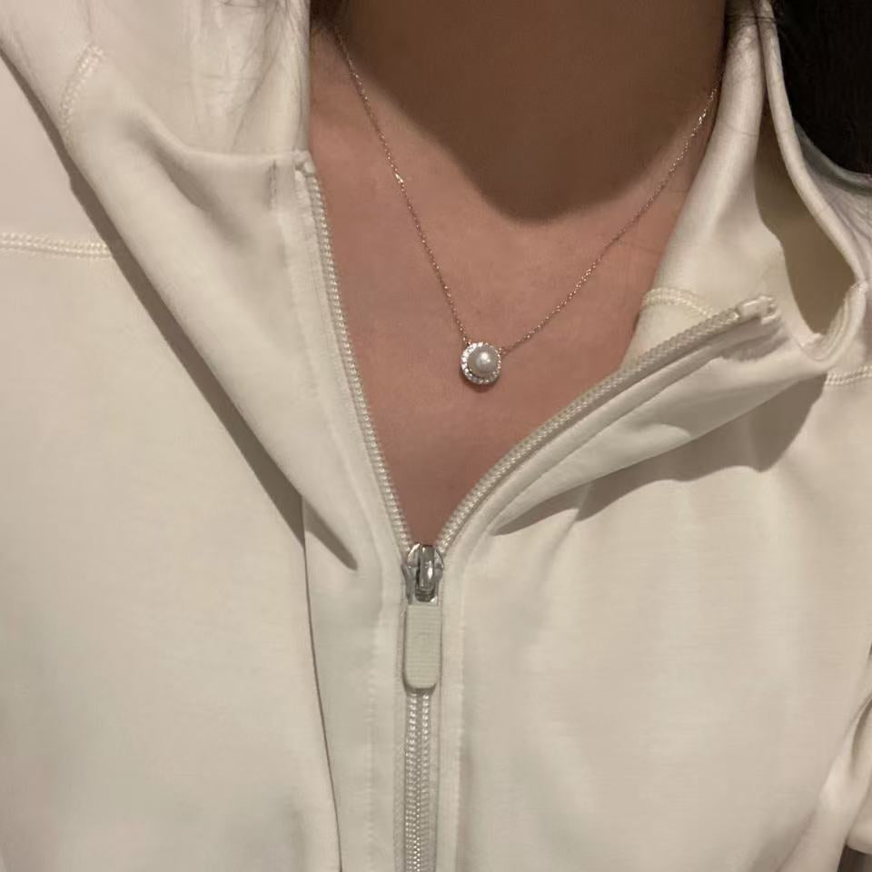 8.5mm Little Sunflower Australian South Sea Pearl Necklace SNS8500