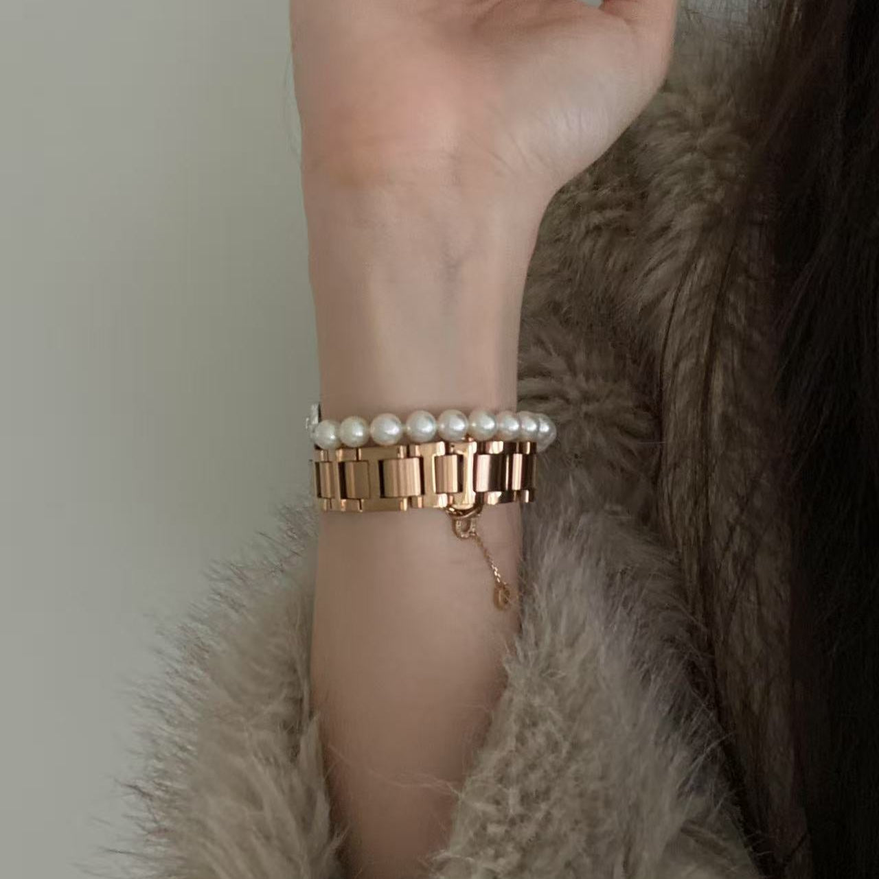 7-7.5mm Classic Akoya Pearl Bracelet ABS7750