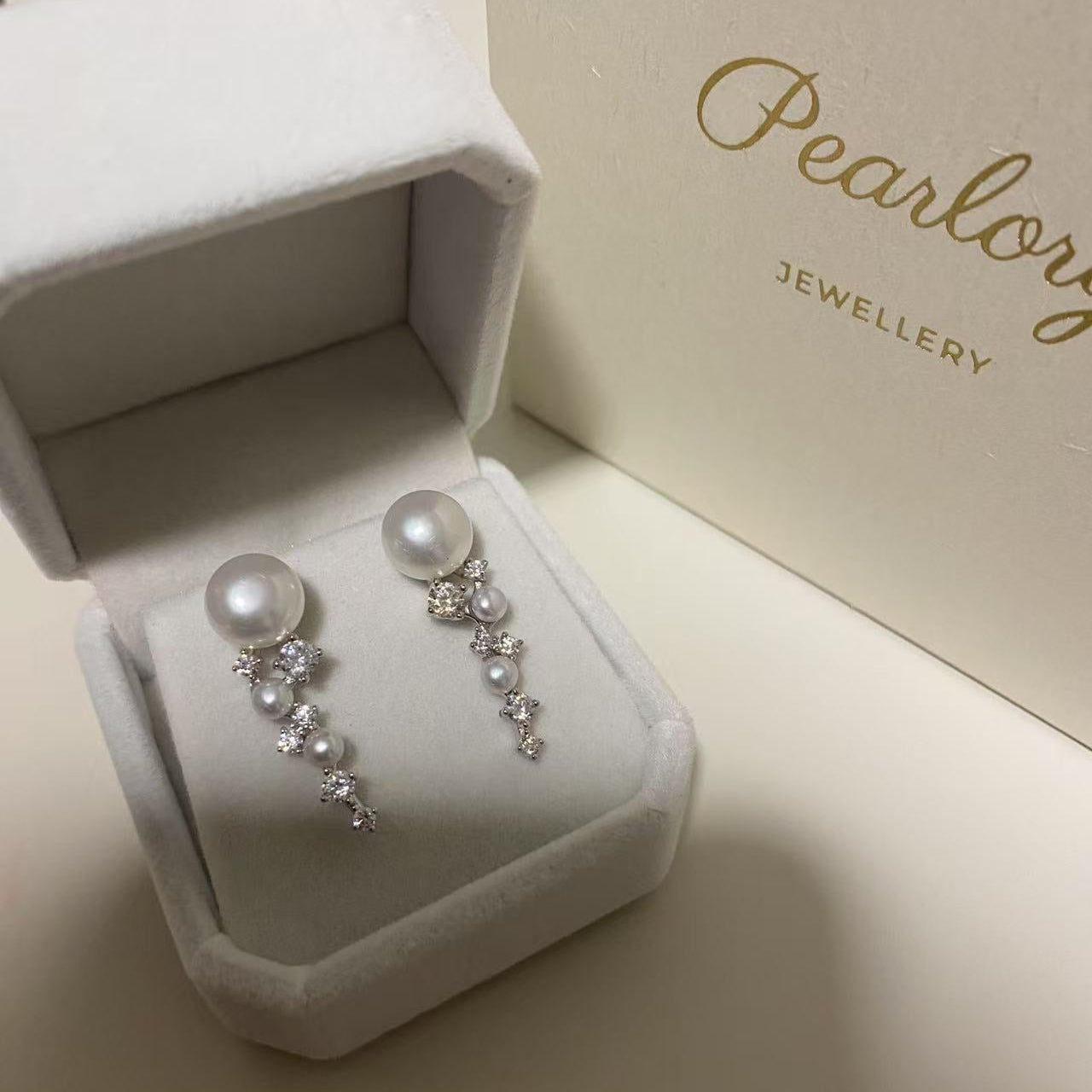 (Pre-order) 3-8mm Starlit Freshwater Pearl Stud Earrings FES3480