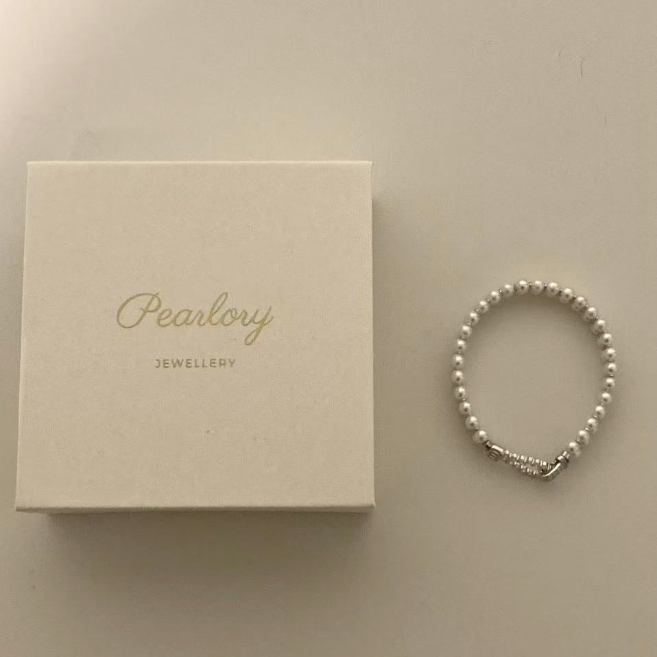 (Pre-order) 4-4.5mm Aurora Double-Row Freshwater Pearl Bracelet