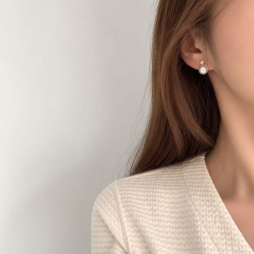 8.5mm ClassicDiana Australian South Sea Pearl Stud Earrings