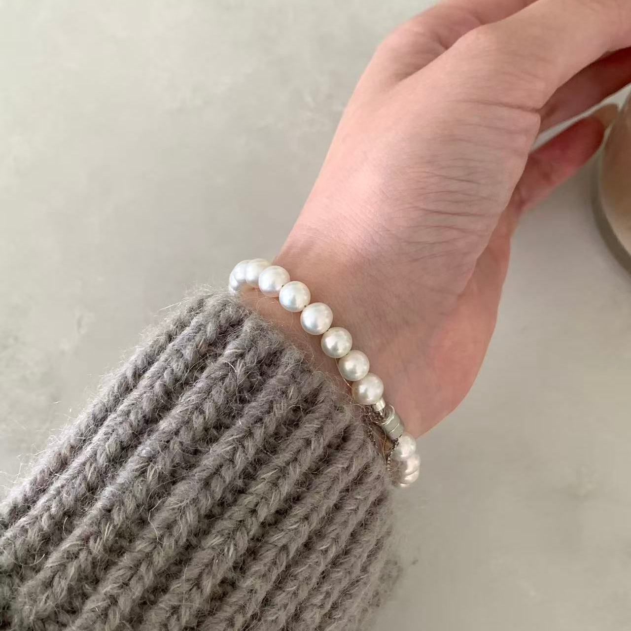 Freshwater Pearl Magnetic Clasp Bracelet