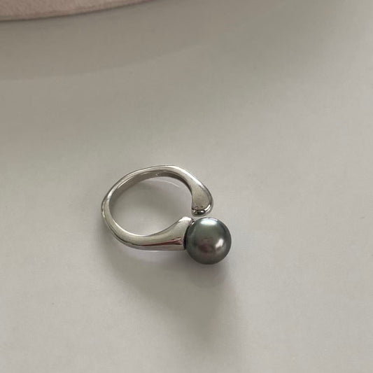 9mm Tahitian Pearl Statement Ring