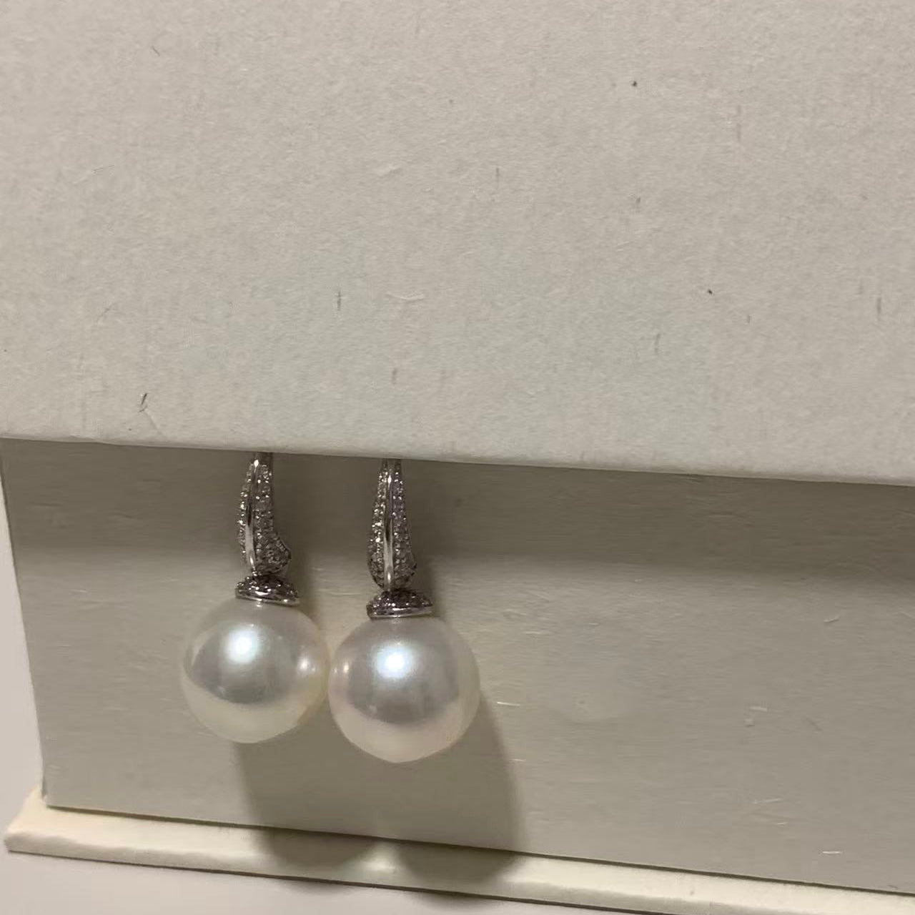 12mm Classic Freshwater Pearl Hook Earrings