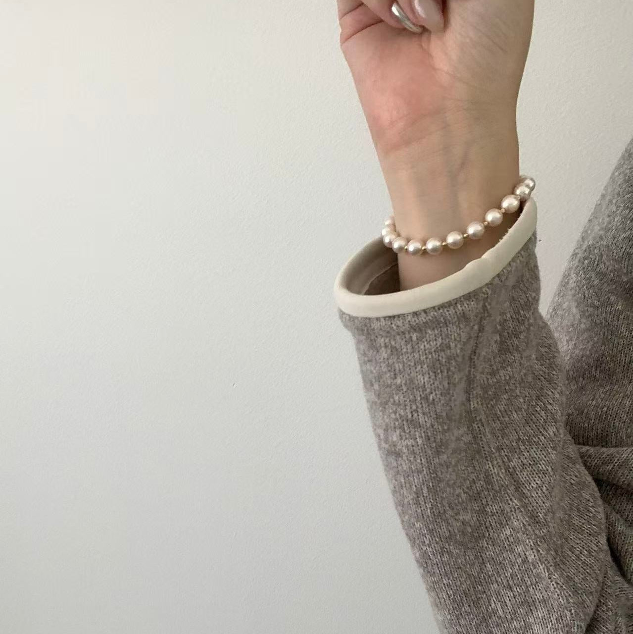 18K Gold Akoya Multi-Pearl Bracelet