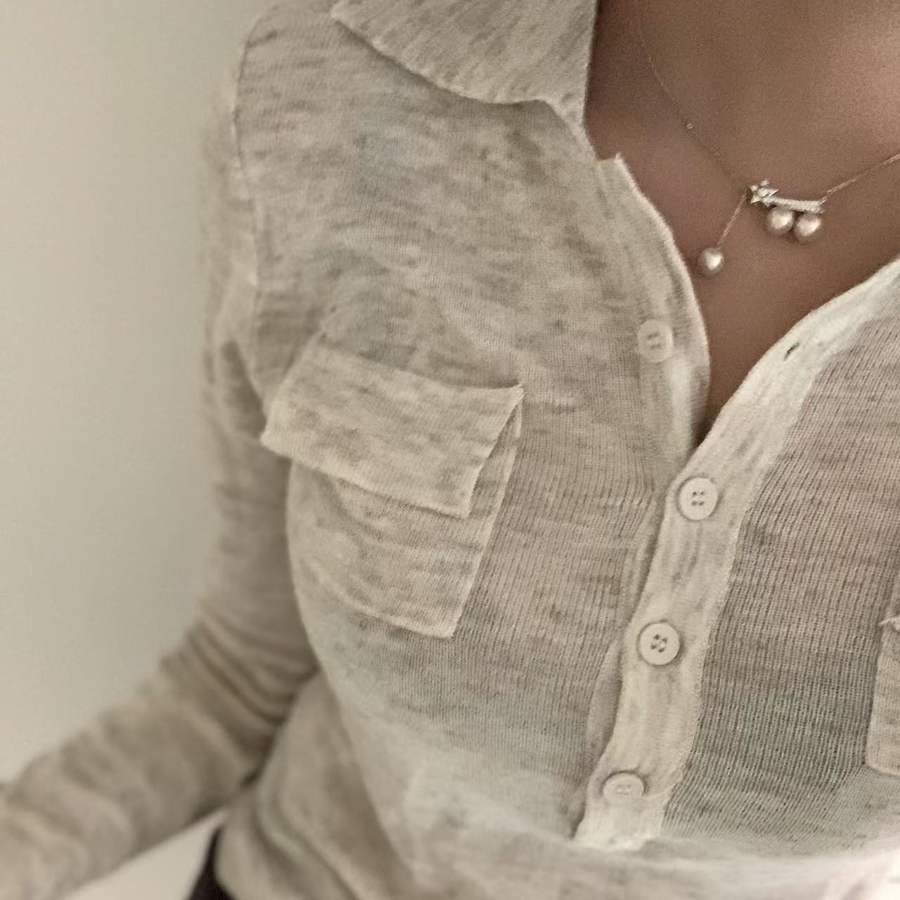 7.5-8mm Triple Pearl Shooting Star Necklace