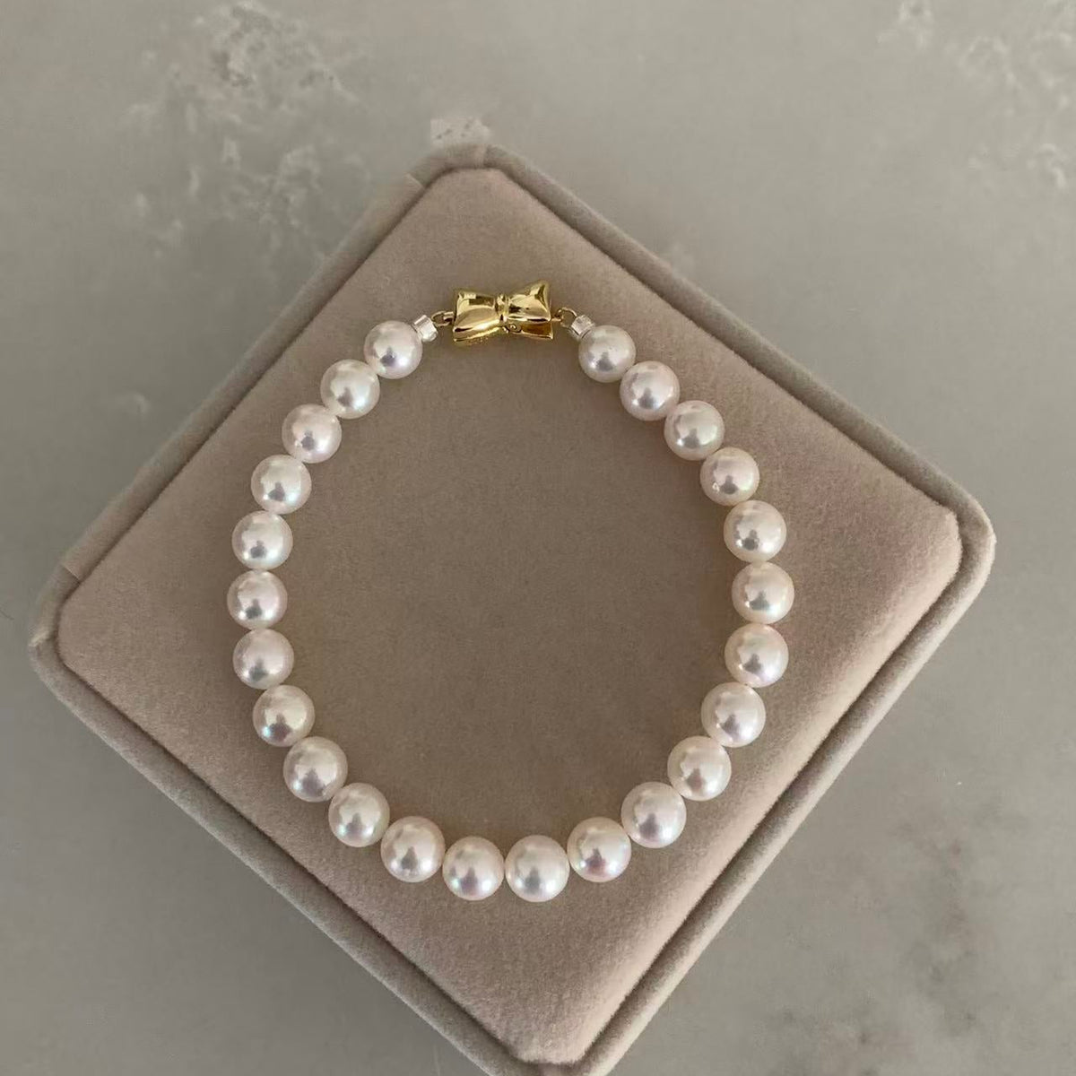 7-7.5mm Akoya Pearl Bow Bracele