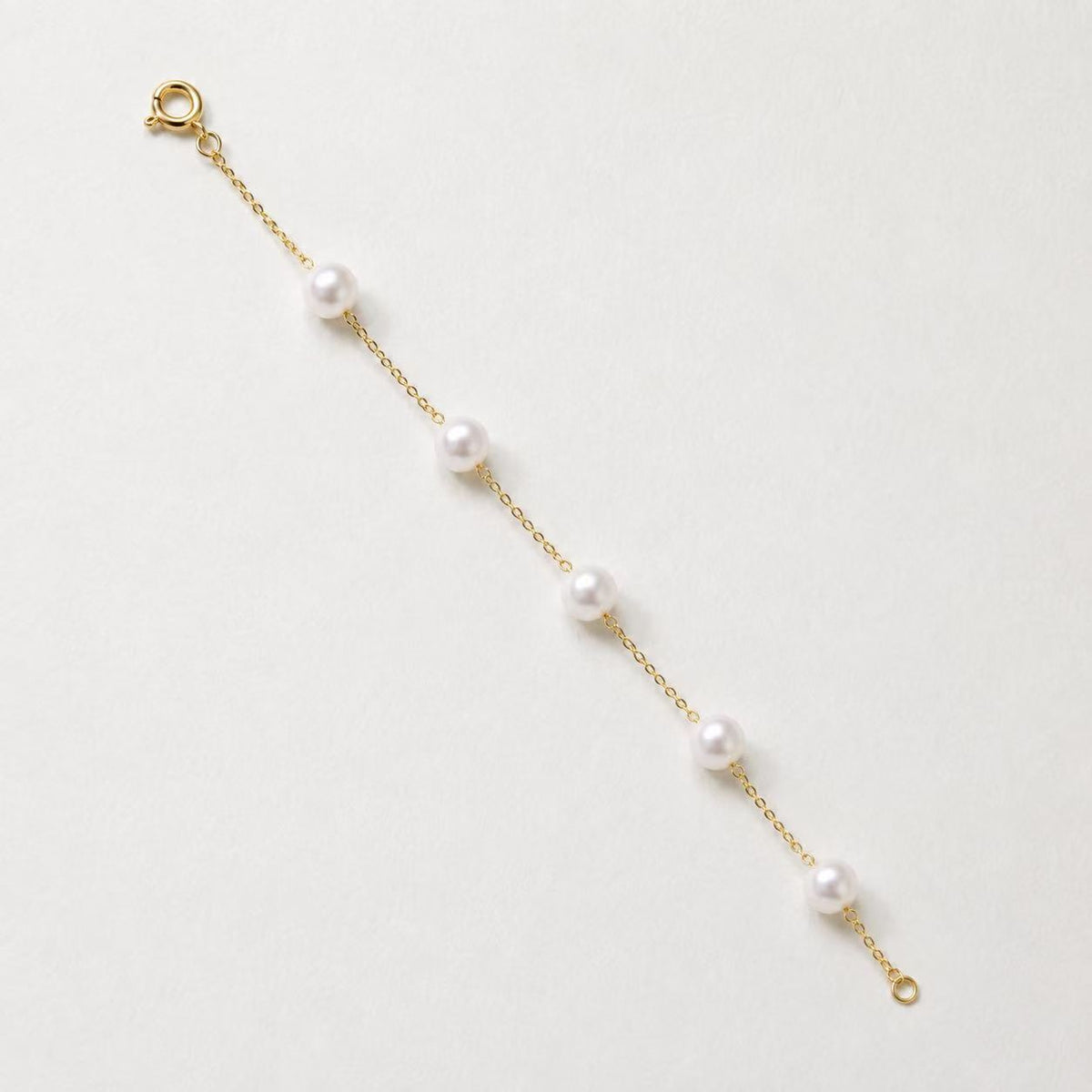 18K Gold Gypsophila Akoya Pearl Bracelet