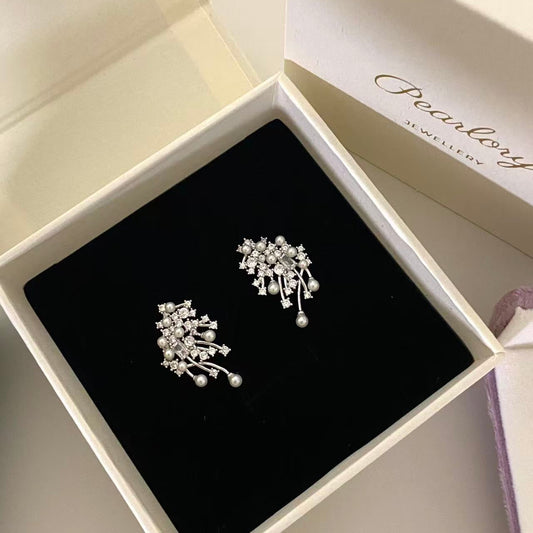 (Pre-order) Sparkling Fireworks Freshwater Pearl Earrings