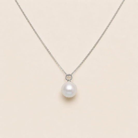 18K Gold Simple Australian South Sea Pearl Necklace