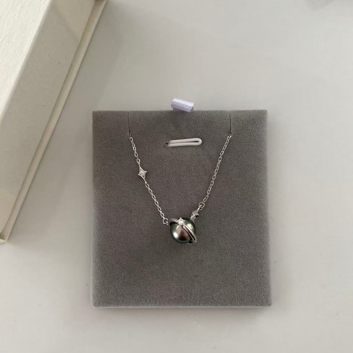Tahitian Pearl Little Planet Necklace
