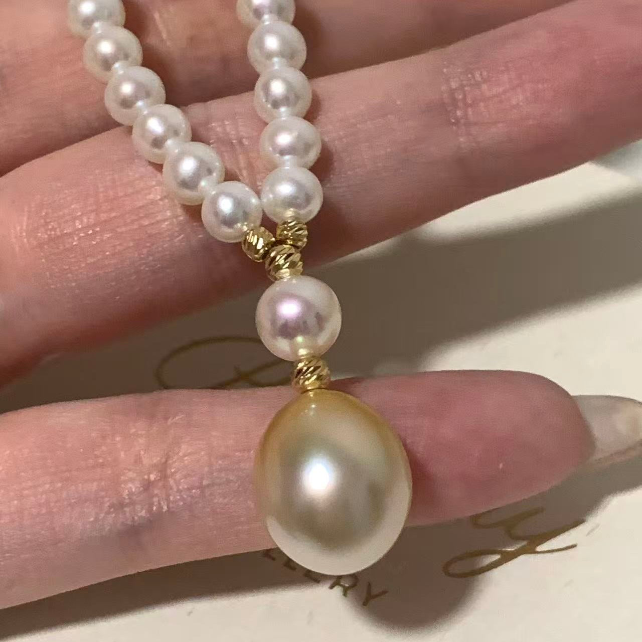 11-13mm Elegant South Sea Golden Pearl Strands