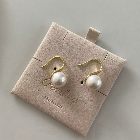 High Heel  Freshwater Pearl Hook Earrings