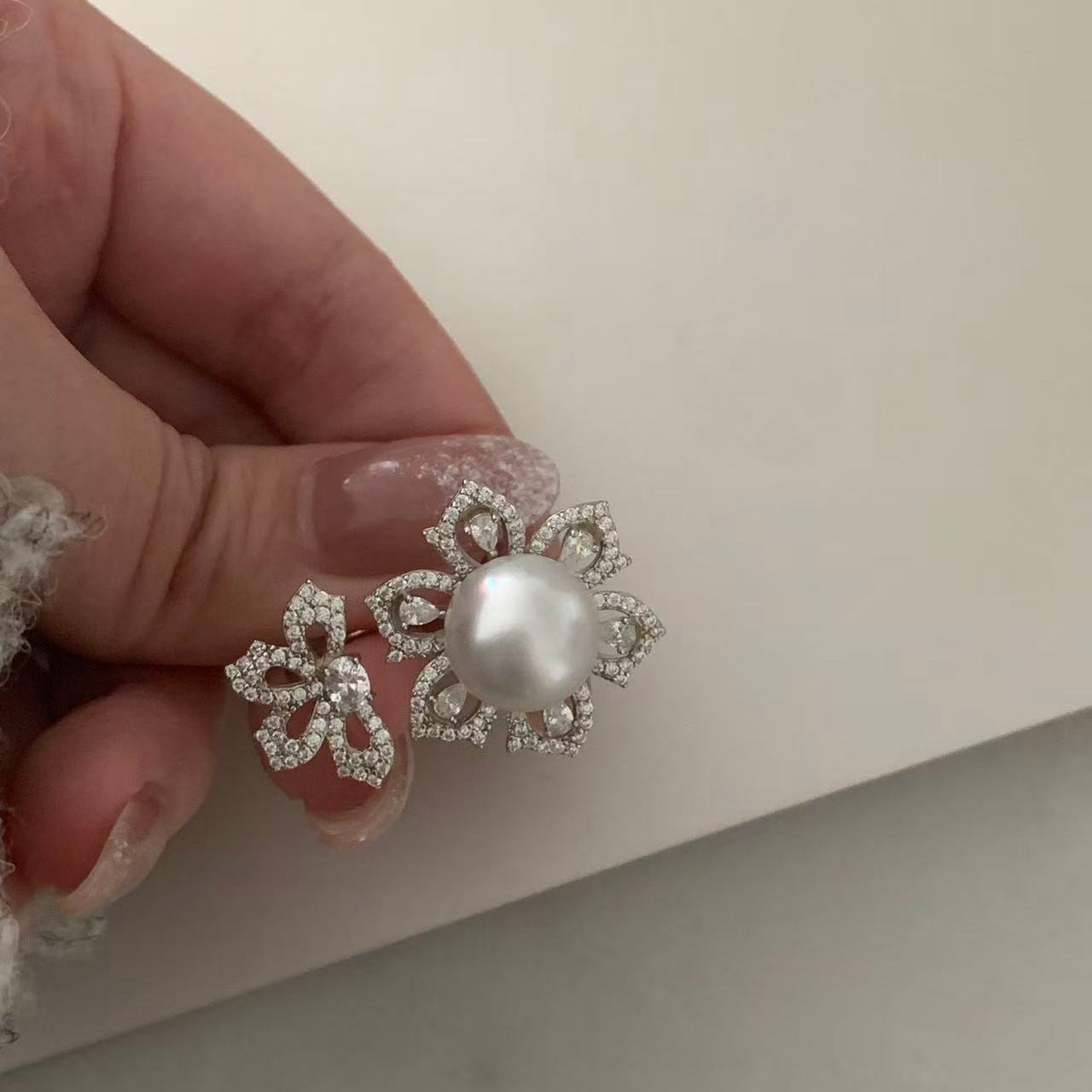 11mm Twin Blossom Australian South Sea Pearl Ring