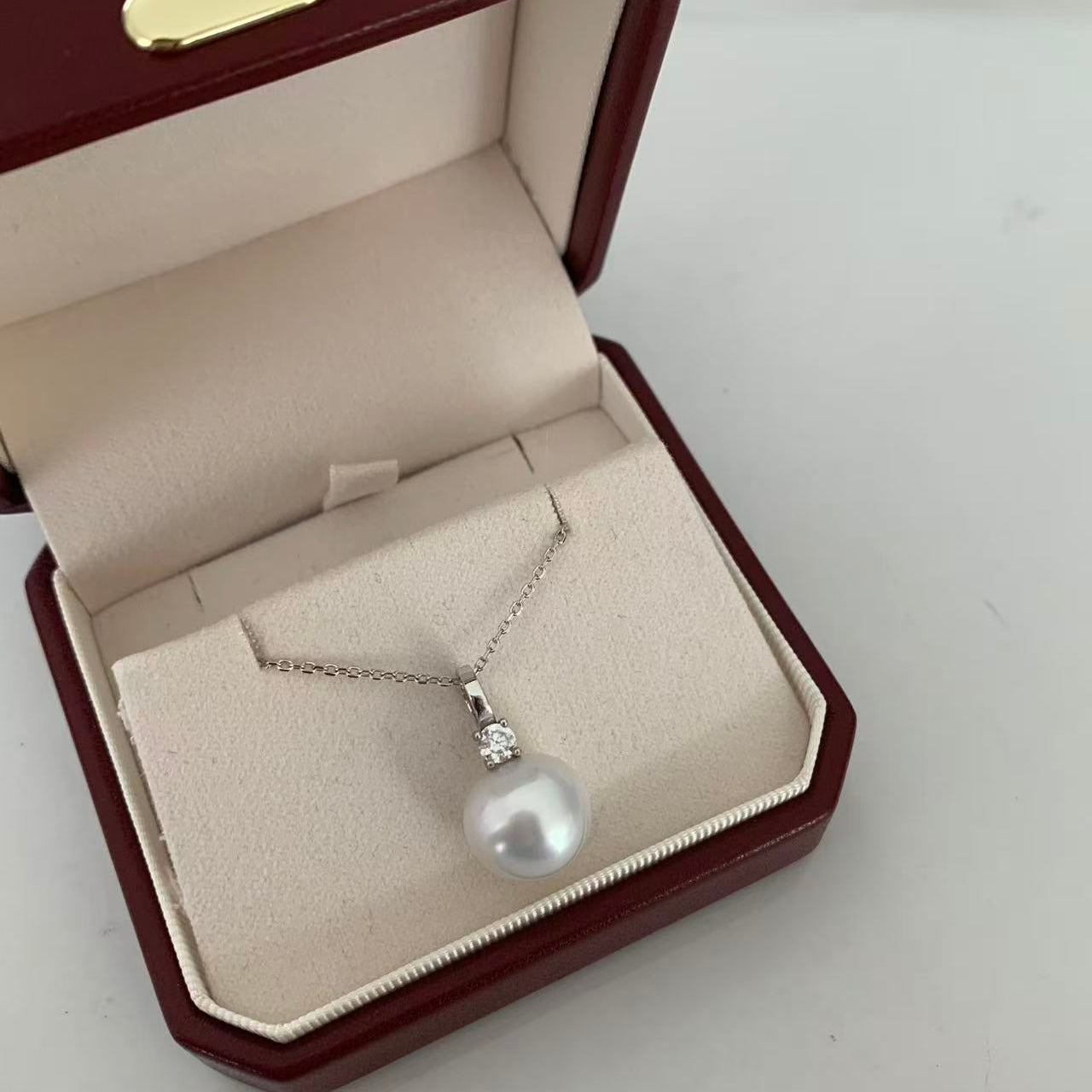 12-13mm Classic Australian South Sea Pearl Solitaire Necklace