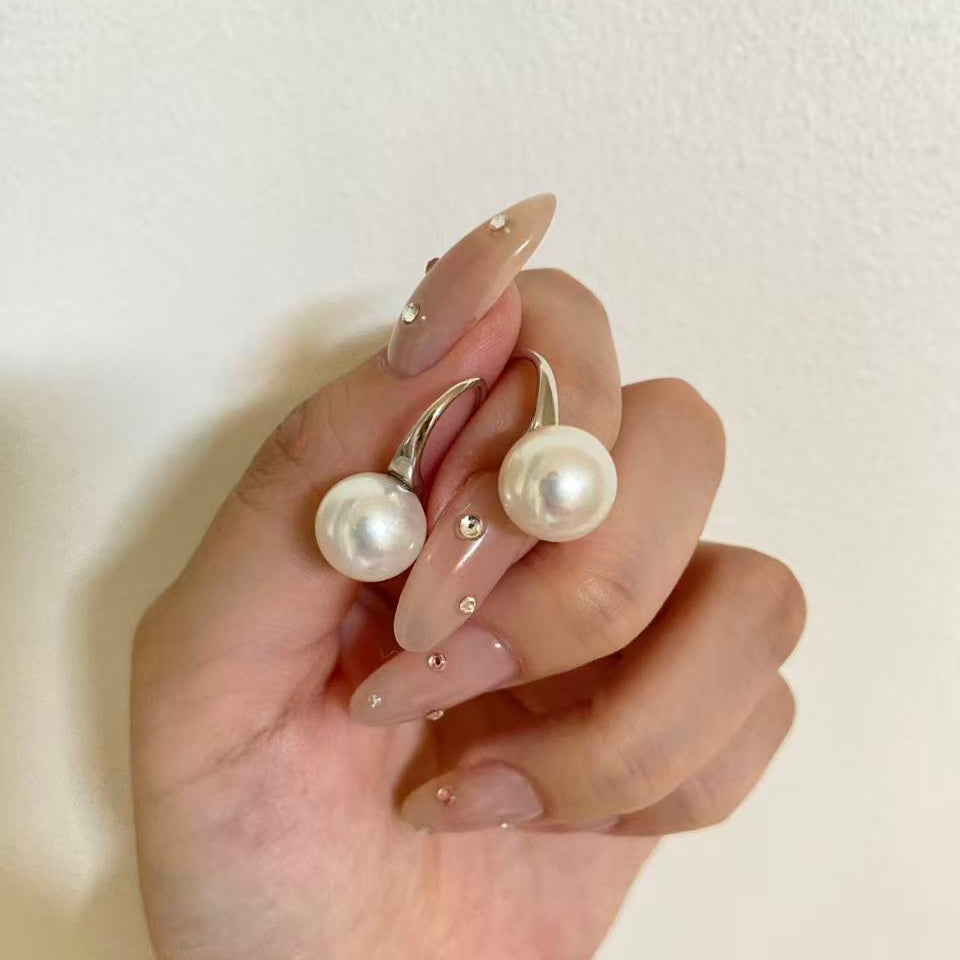 11mm Classic Aurora Freshwater Pearl Earrings