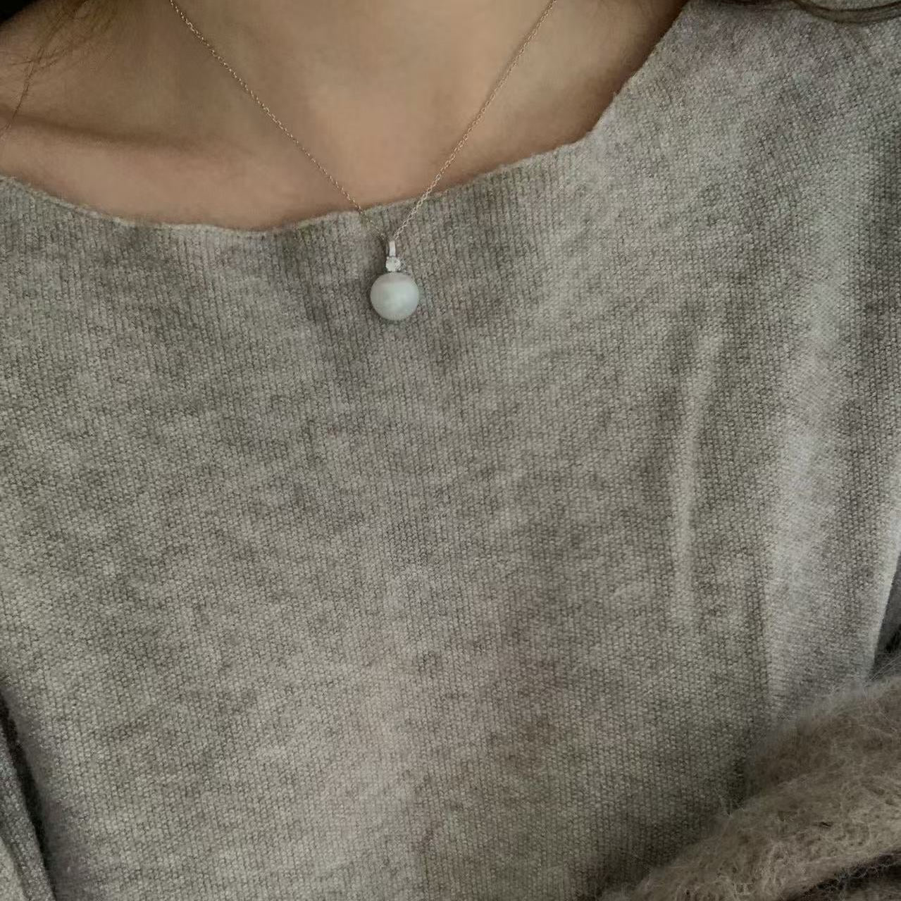 12-13mm Classic Australian South Sea Pearl Solitaire Necklace