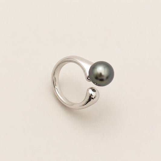 9mm Tahitian Pearl Statement Ring