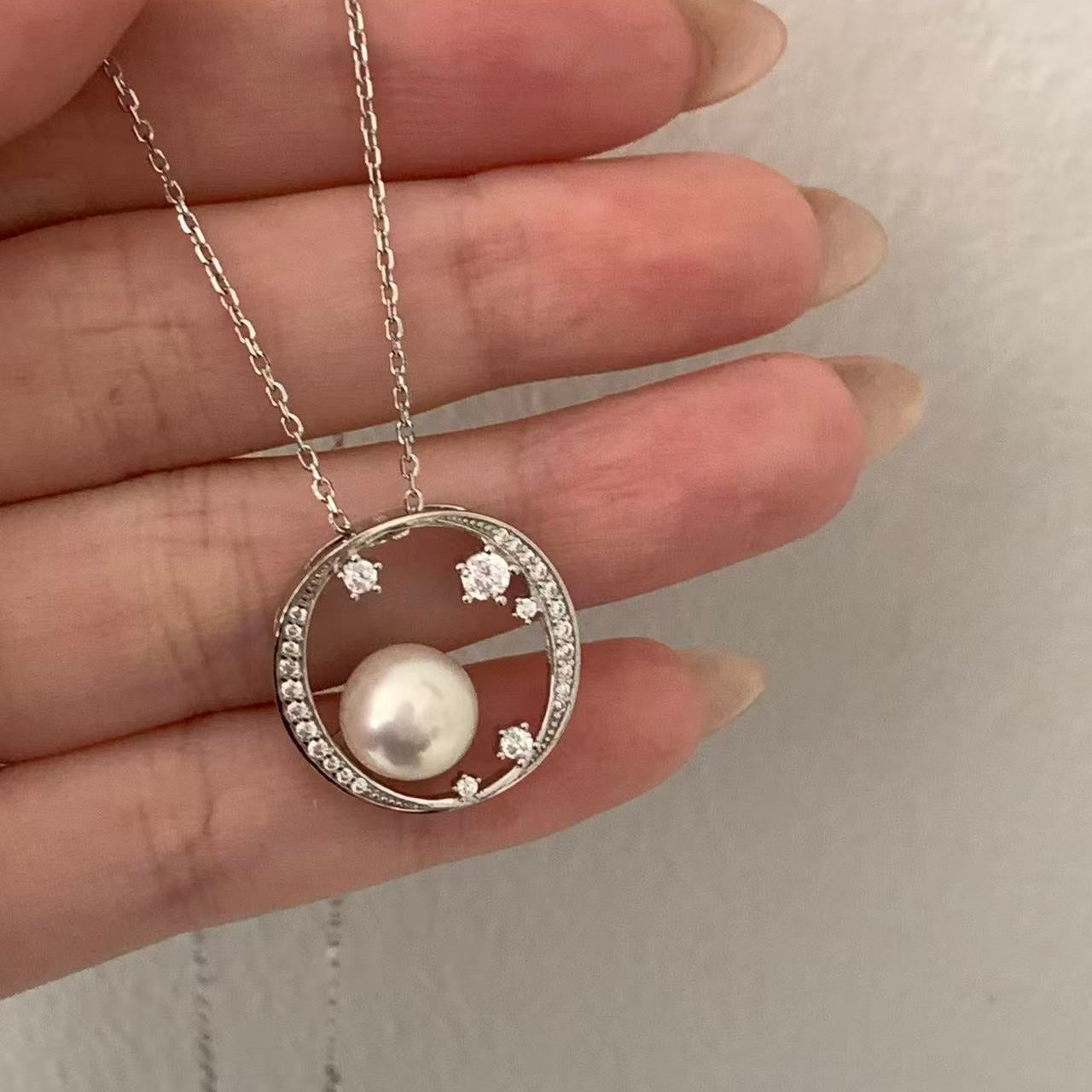 8-9mm “Round Harmony” Australian South Sea Pearl Necklace