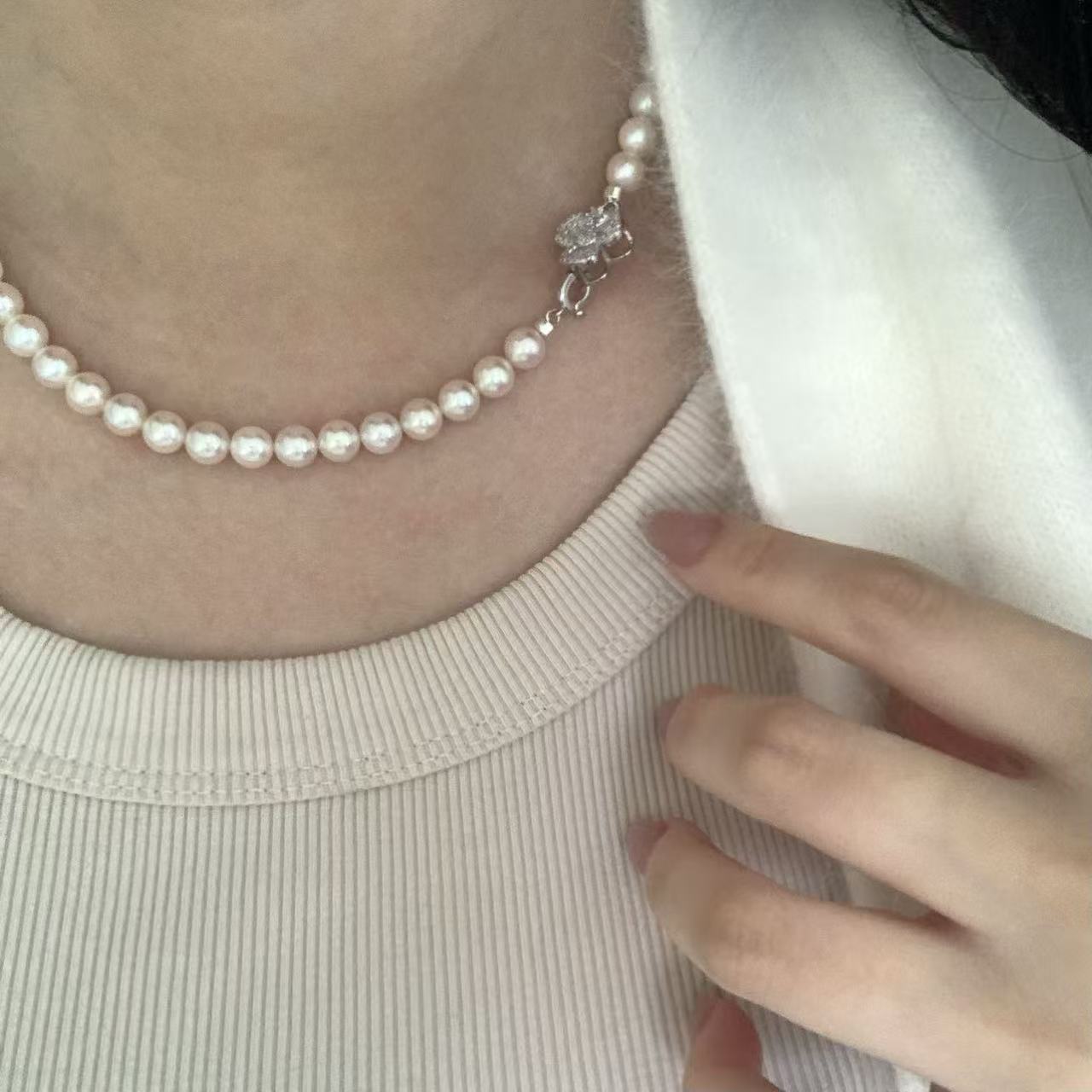 6-7mm Floral Classic Akoya Pearl Strands