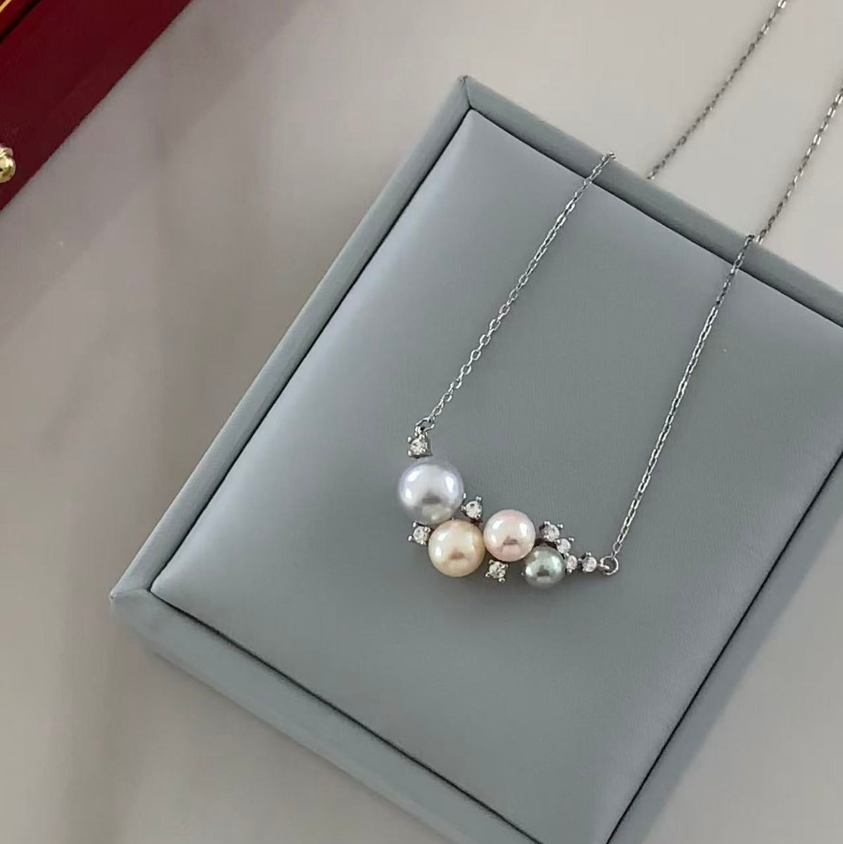 5-8mm Akoya Color Pop Candy Necklace
