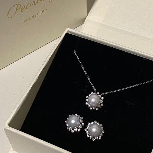 Sunny Bloom Australian South Sea Pearl Sets ASPPS010