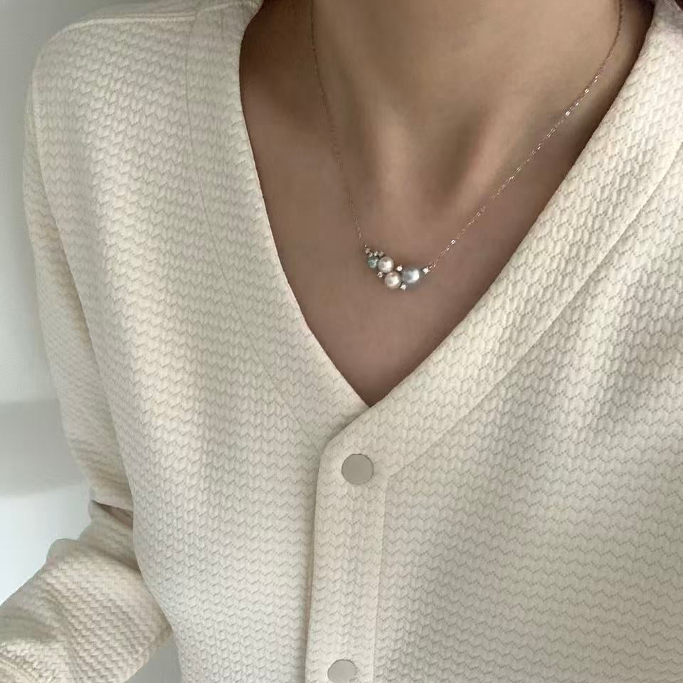 5-8mm Akoya Color Pop Candy Necklace