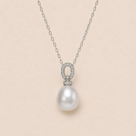 12-13mm 18K White Gold Australian South Sea Pearl Necklace