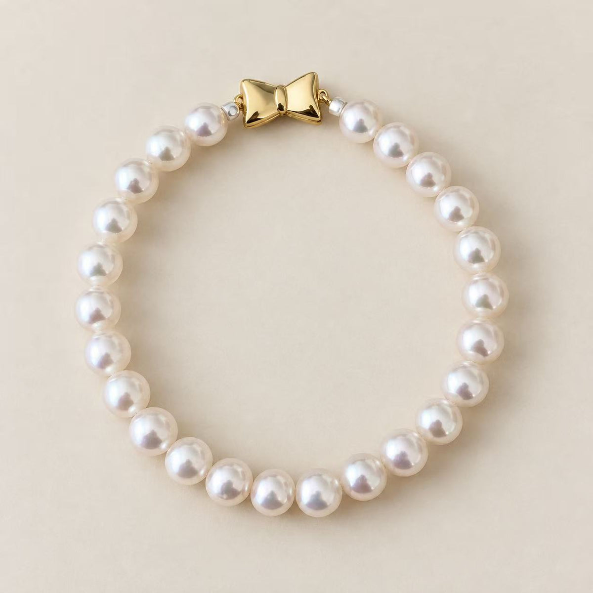 7-7.5mm Akoya Pearl Bow Bracele