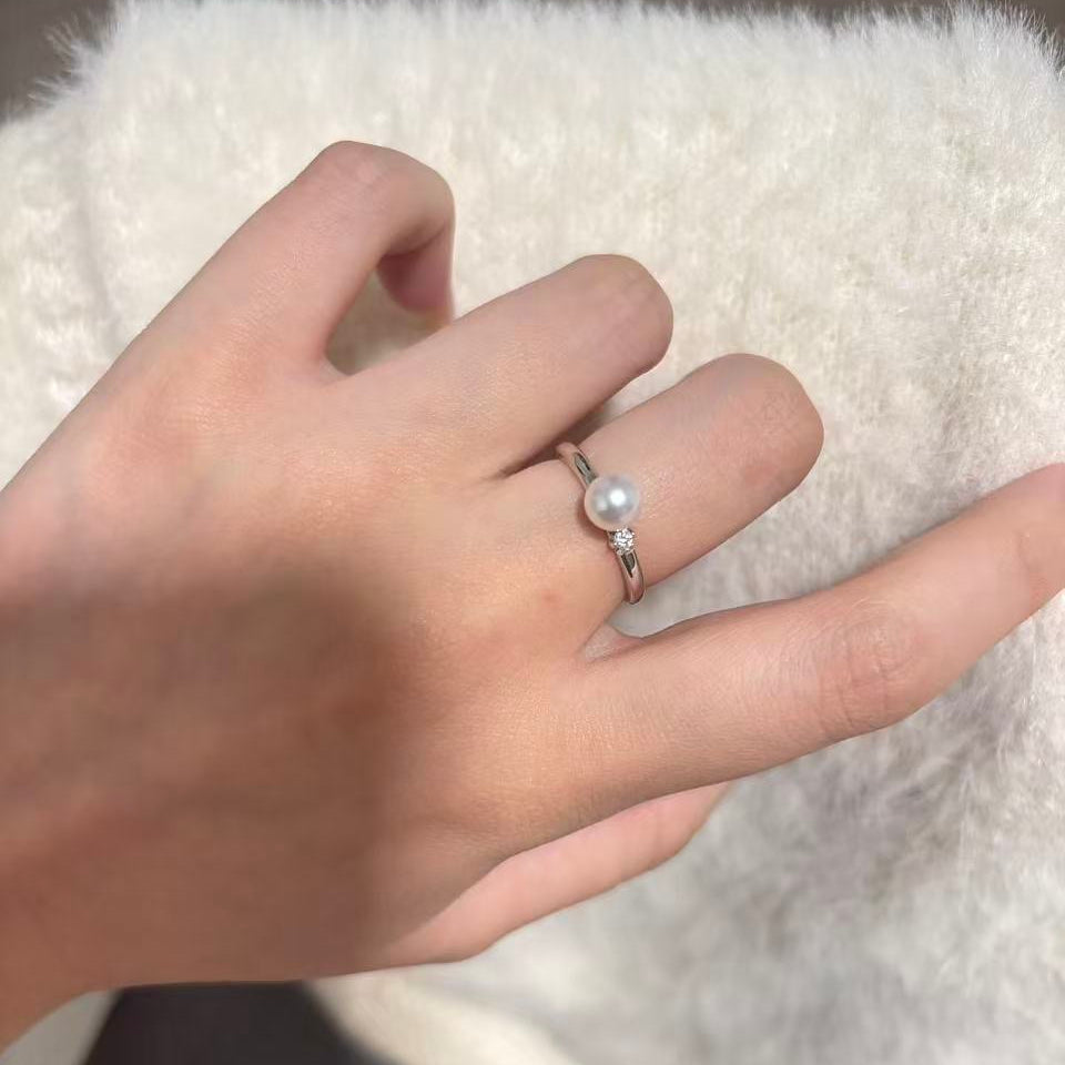 6mm Classic Aurora Freshwater Pearl Ring FRS0600