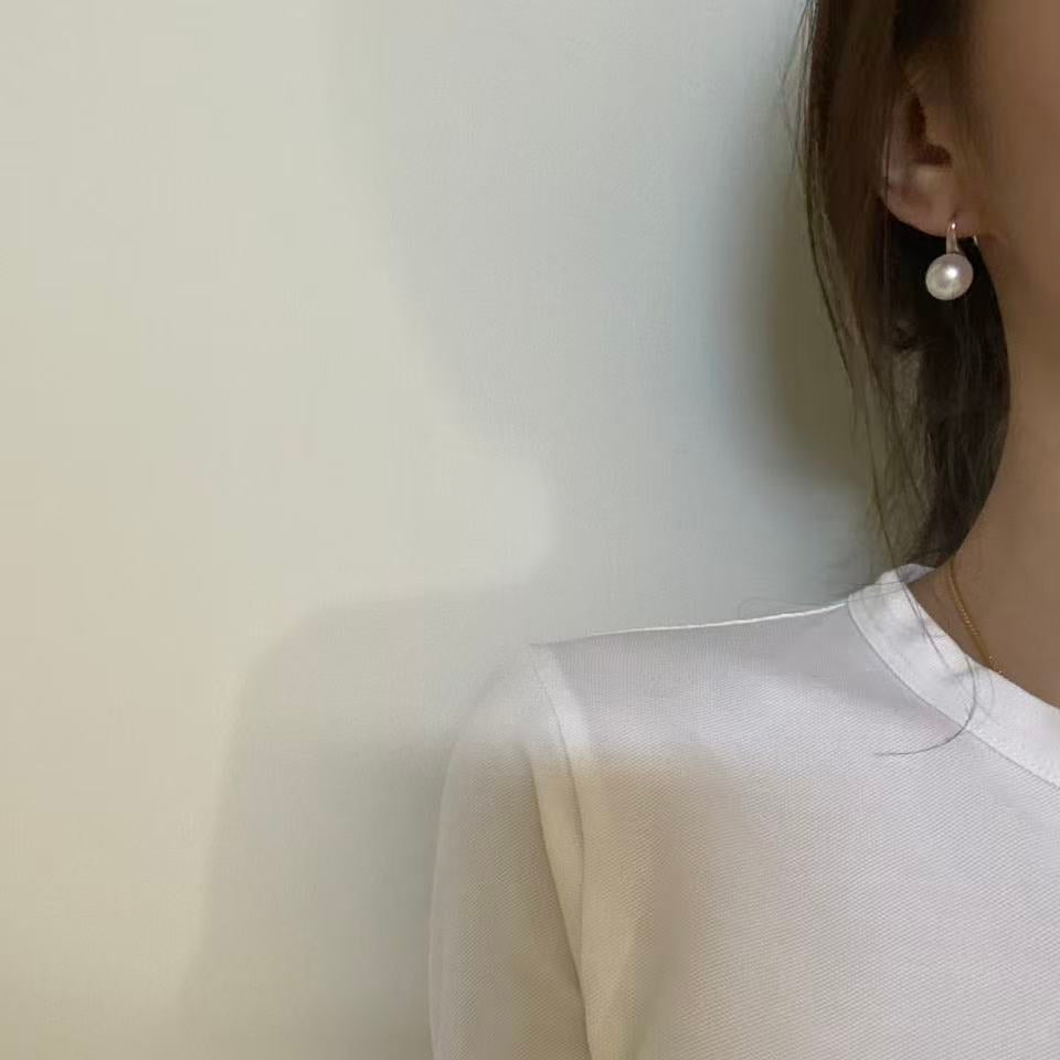 11mm Classic Aurora Freshwater Pearl Earrings