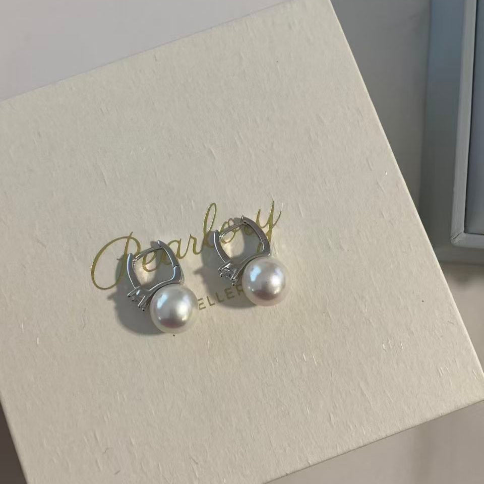 10-11mm Freshwater Pearl Aurora Ear Cuffs