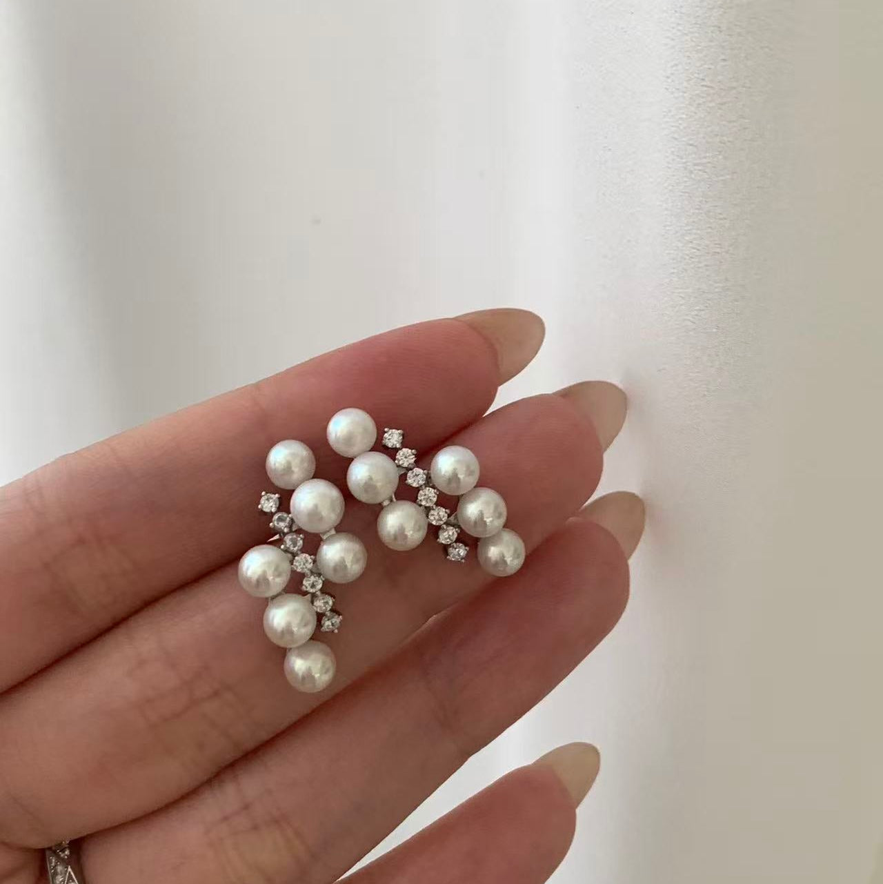 4.5-5mm Percentage Freshwater Pearl Stud Earrings