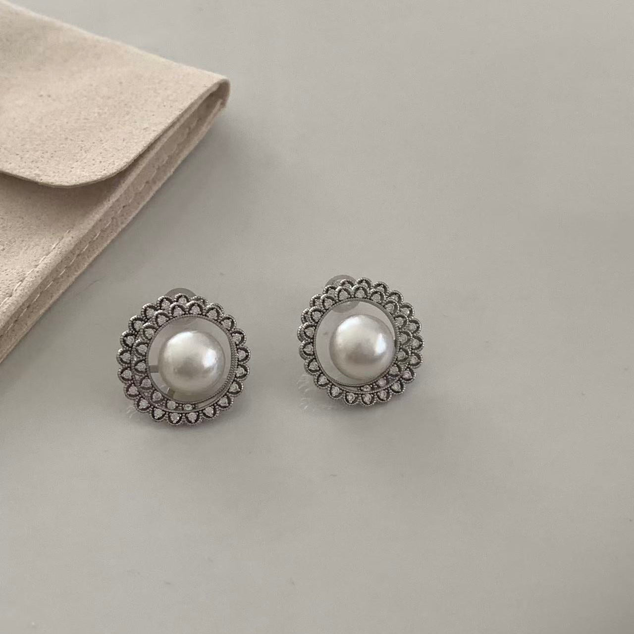 9.3mm Donut Australian South Sea Pearl Earrings SES9300