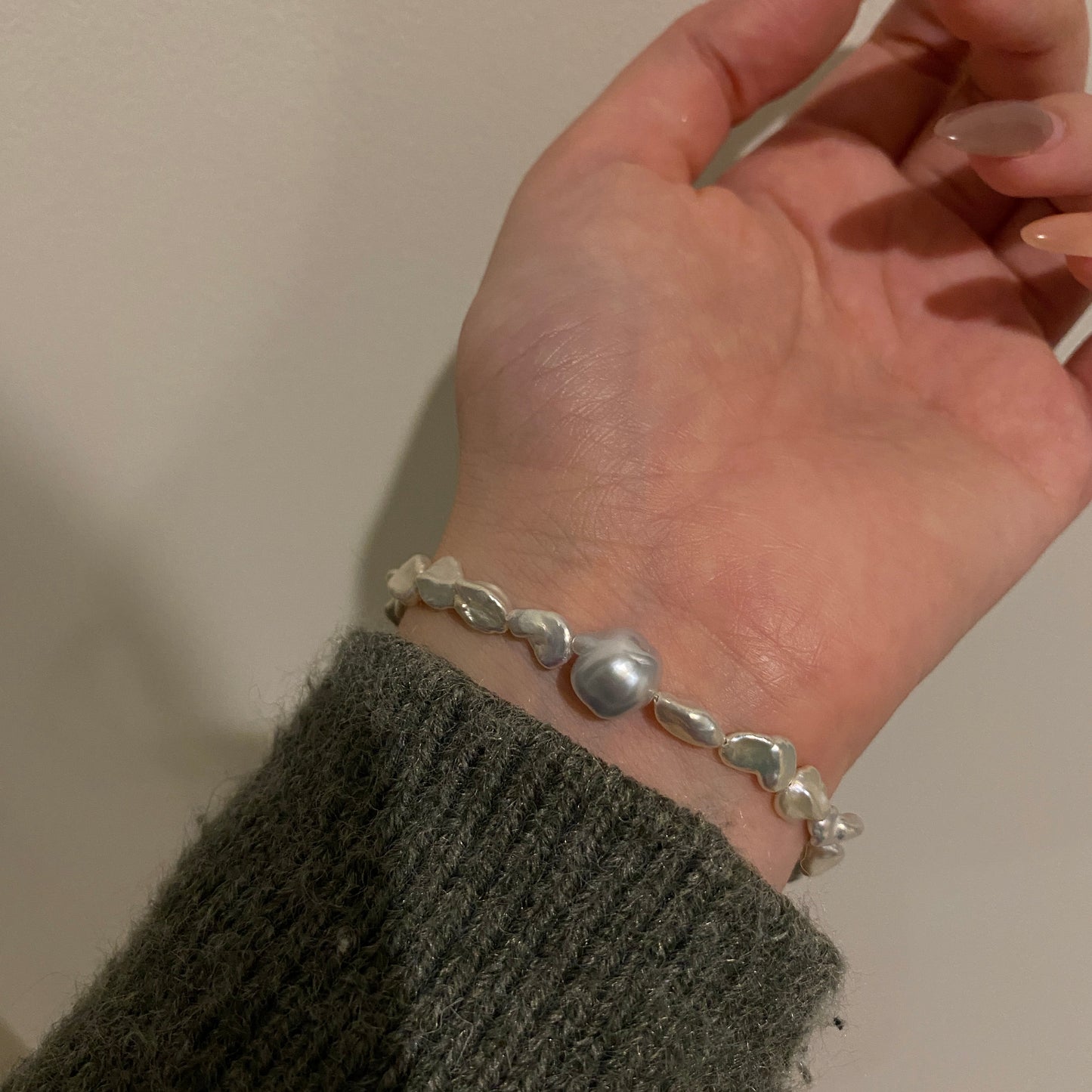 Circle Australian South Sea & Freshwater Pearl Design Bracelet SFBS0410