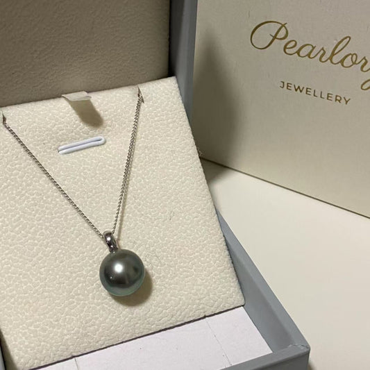 11-12mm Classic 18K Gold Tahitian Pearl Necklace TN18K1155