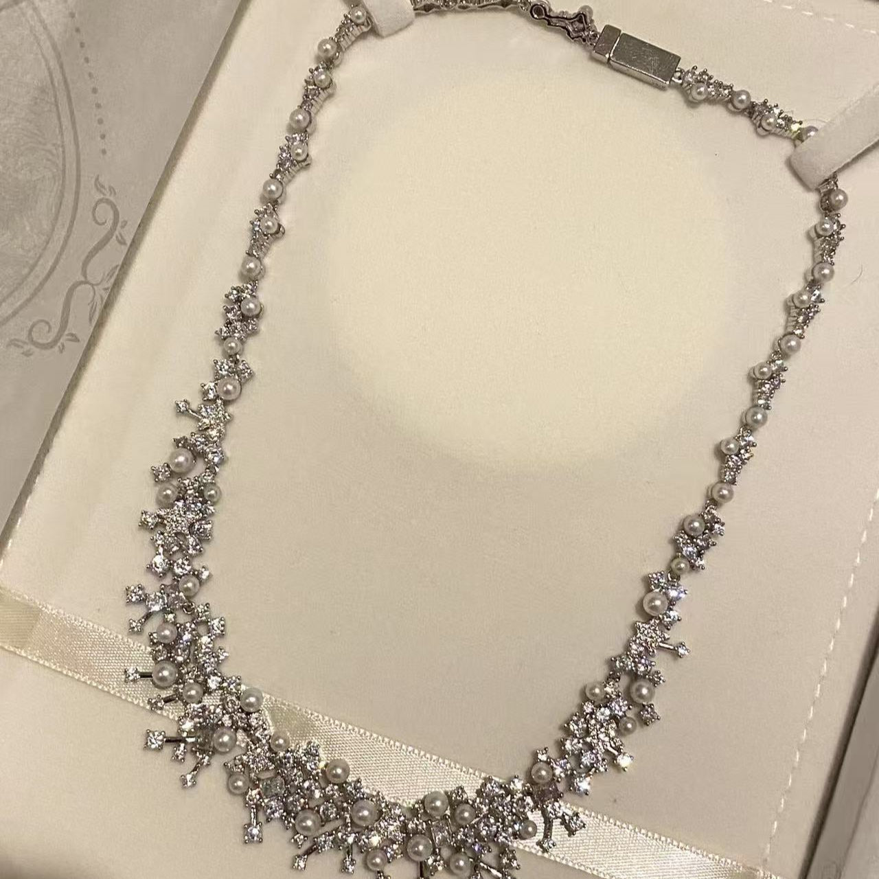 Sparkling Fireworks Freshwater Pearl Necklace