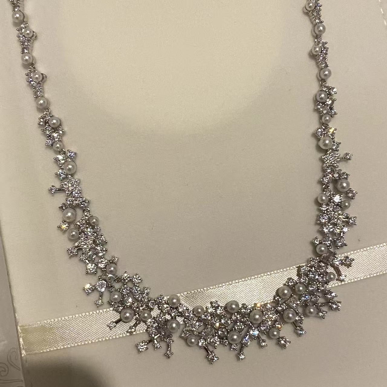Sparkling Fireworks Freshwater Pearl Necklace